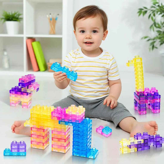 Gummy Blocks - 40pcs | Montessori, Sensory, Squishy and Stretchable