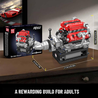 Mould King 10204 V8 Engine Building Set