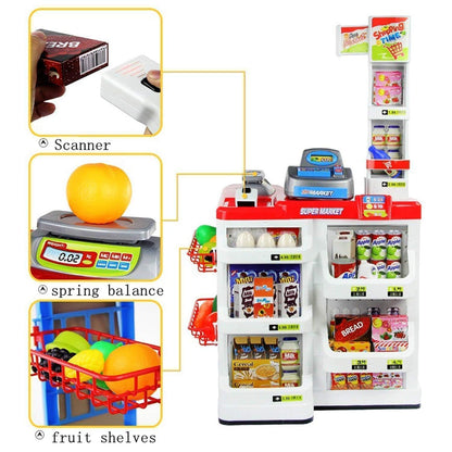 Kids Supermarket Shopping Play Set