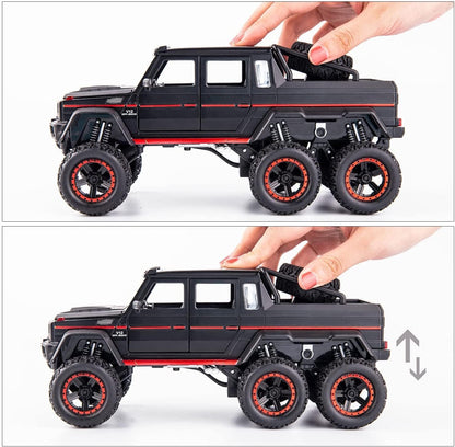 1:24 Diecast Metal Car AMG 6X6 Die Cast Big Scale Model Alloy [Size : 21Cm*11Cm*10Cm]