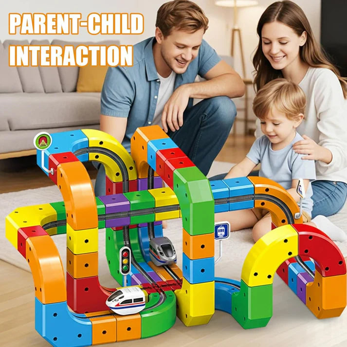 51pcs Electric Train - STEM Educational Flexible Race Track