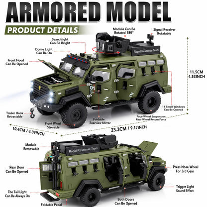 Armored SWAT 1:24 Diecast Scale Model Car