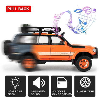 Toyota Land Cruiser LC80 Scale Model Diecast Metalcar
