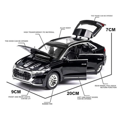 Audi Q8 Scale Model Diecast Metalcar - All Size