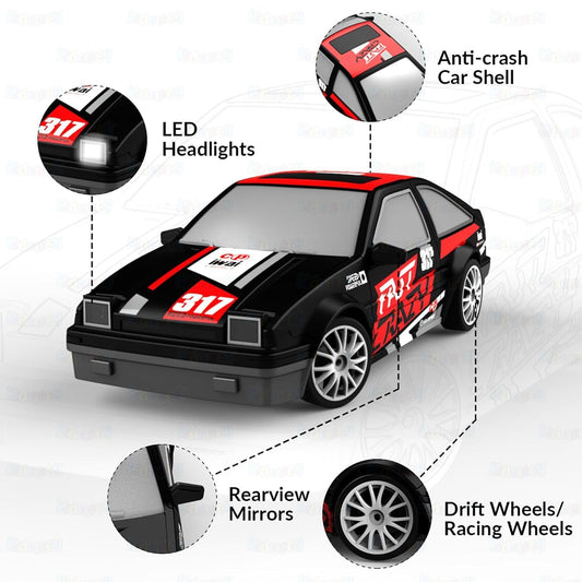 Toyota AE86 1:24 Scale High-Speed Remote Control Vehicle