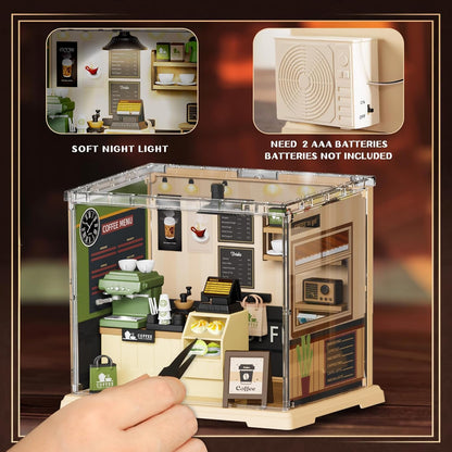 DIY Miniature Coffee Shop Kit