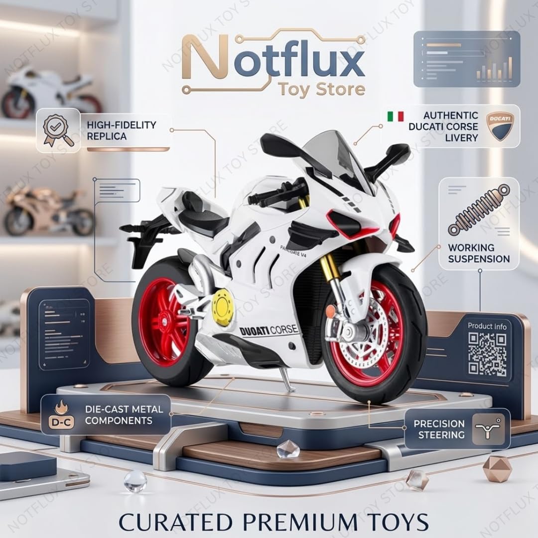 Ducati Panigale 1:10 Diecast Alloy Model Bike