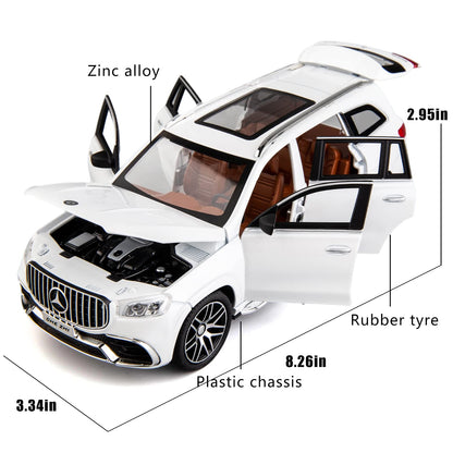 Mercedes Amg Gls63 Scale Model Diecast Metalcar - All Size