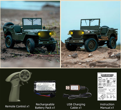 JJRC - 4WD RC Military Jeep