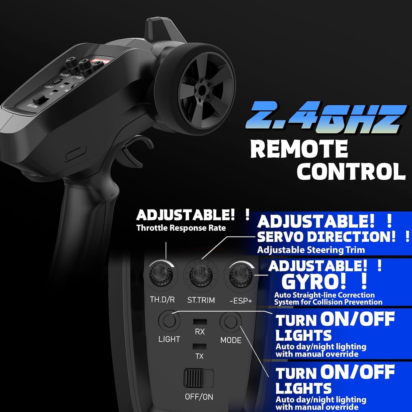 Whoosh Metal RC Car ( BMW E30 RTR ) |1 : 16 | Gyro | 4WD | Drift | 50km/H