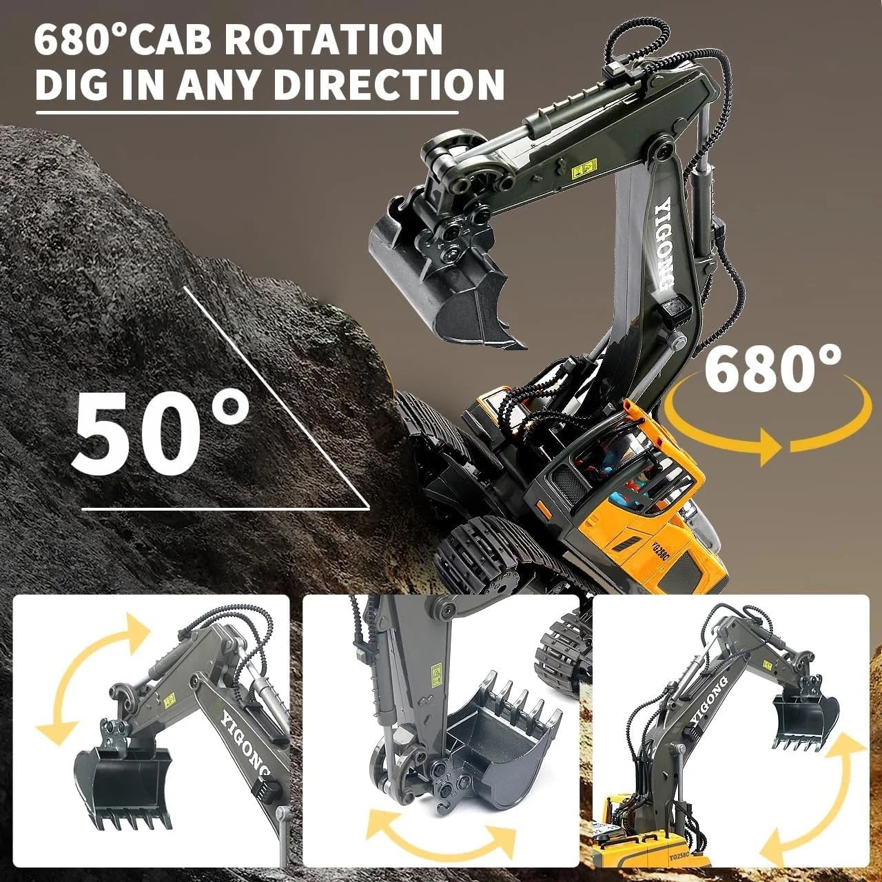 Yigong YG 258C Remote Control Excavator