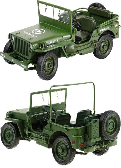 KDW Tactical Jeep 1:18 Diecast scale model Car