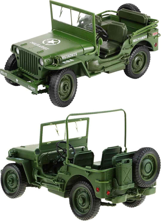 KDW Tactical Jeep 1:18 Diecast scale model Car