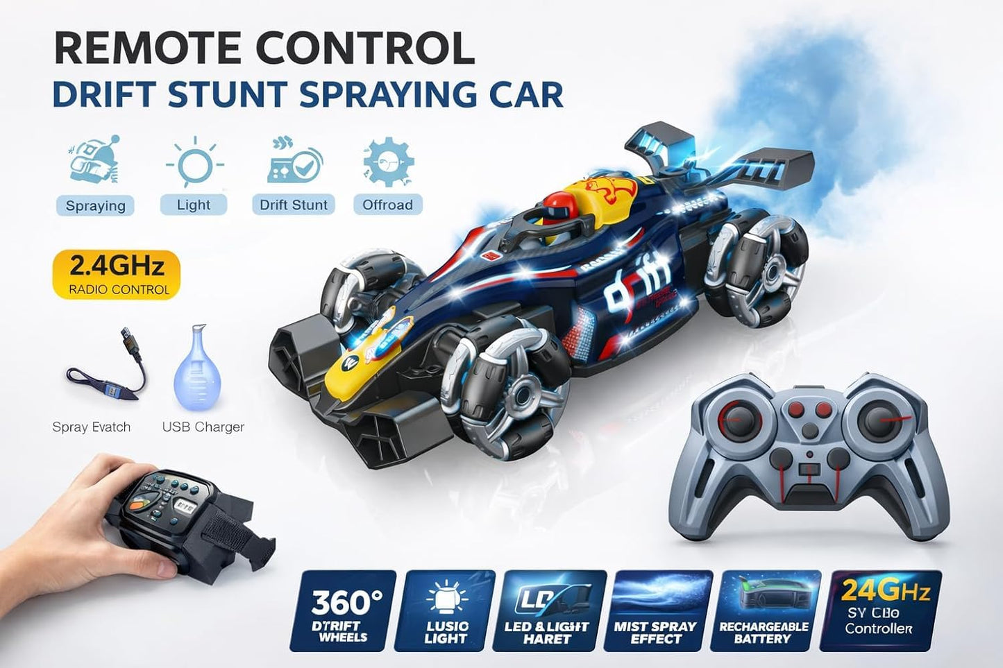 RC Drift Stunt Car for Kids