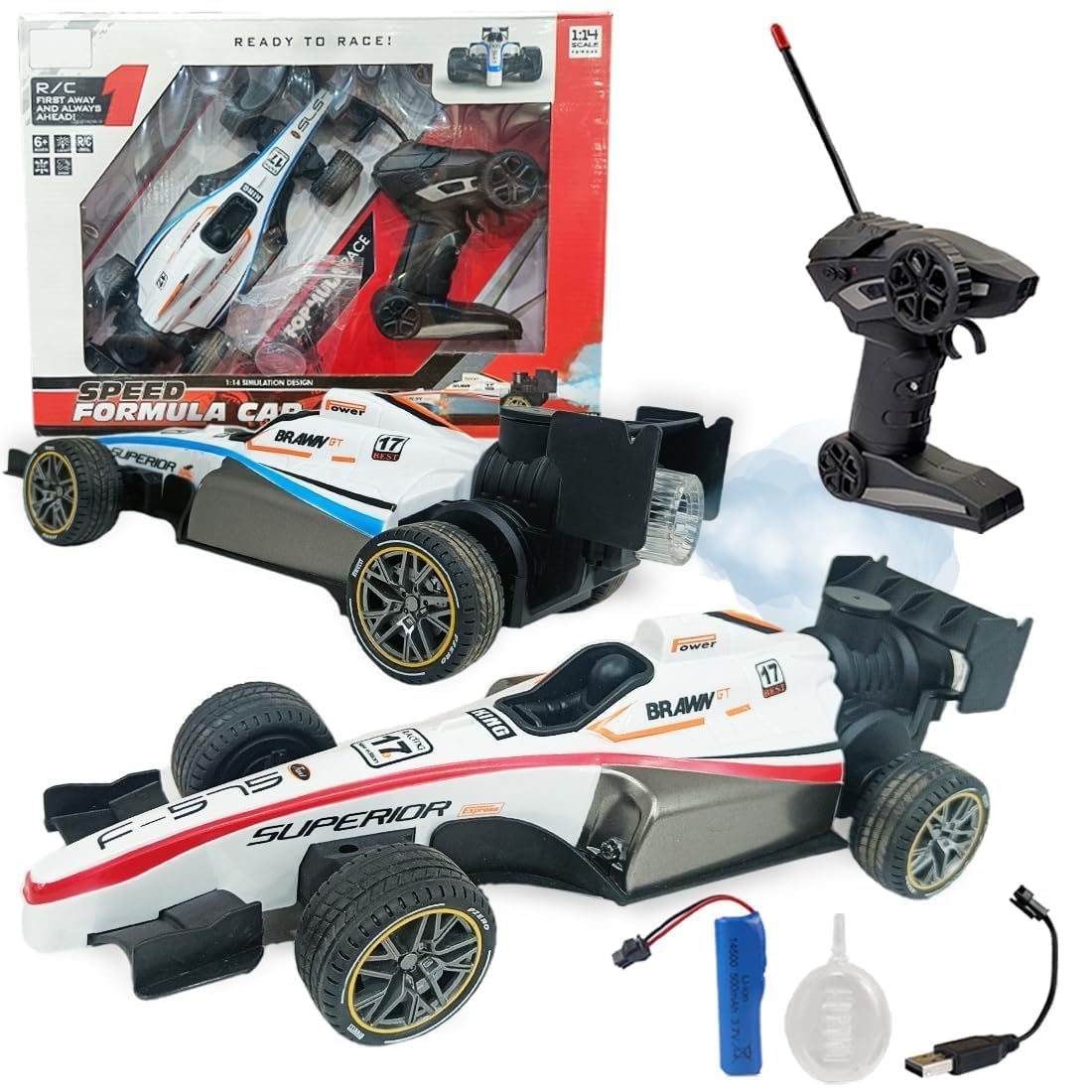 High-Speed Remote Control Formula 1 Racing Car toy set