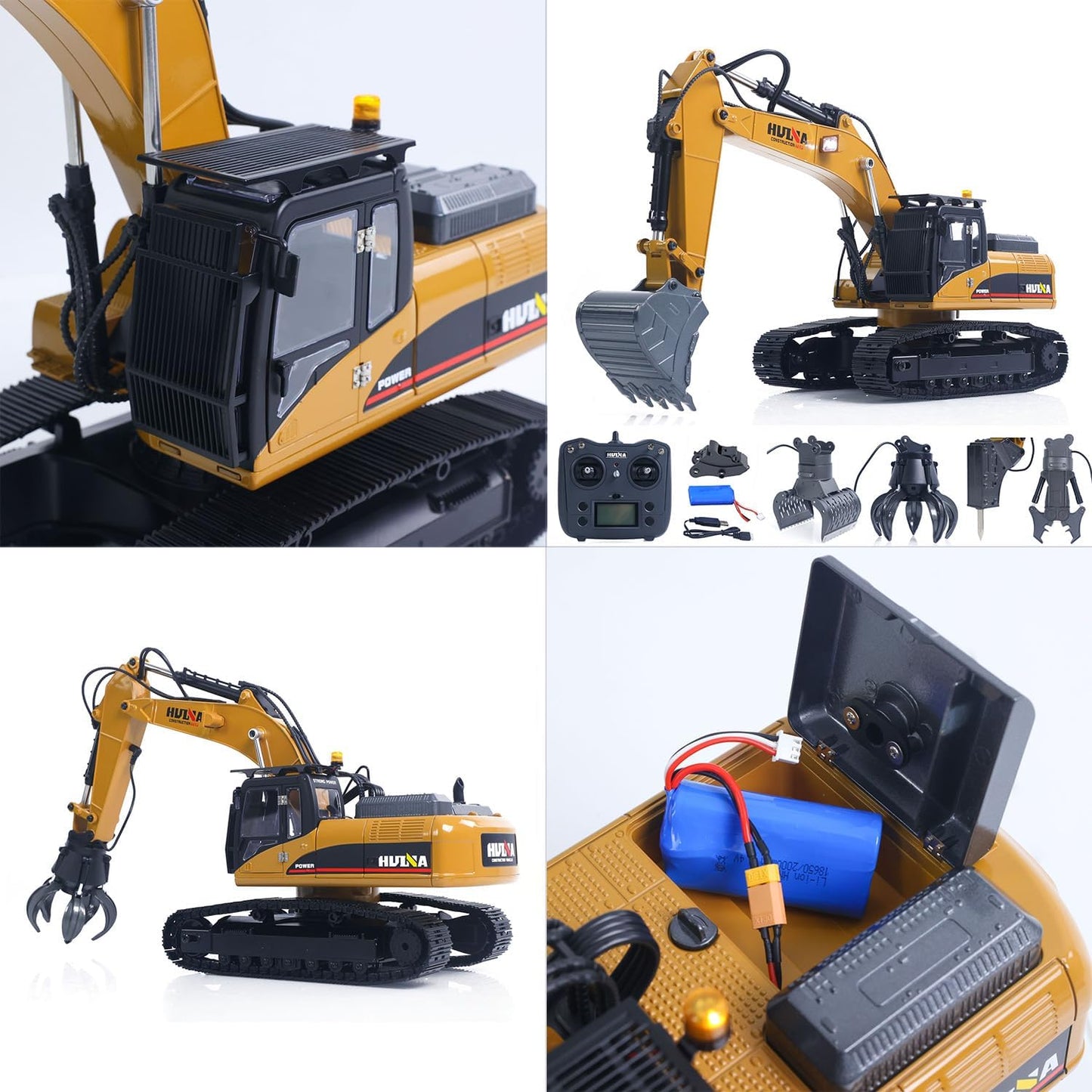 Huina 1580 1:14 All Metal RC Excavator