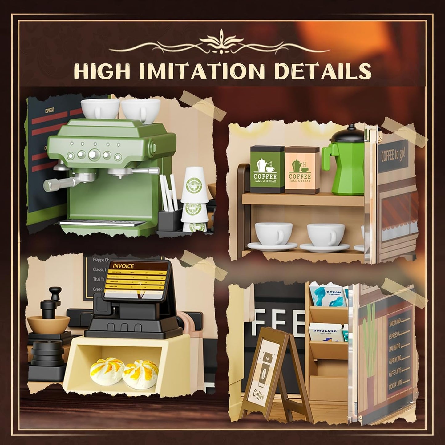 DIY Miniature Coffee Shop Kit