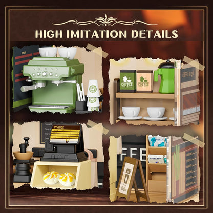 DIY Miniature Coffee Shop Kit