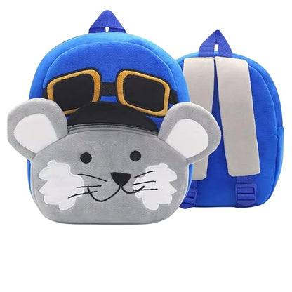 Cute 3D Animal Children Plush Toddler School Bag