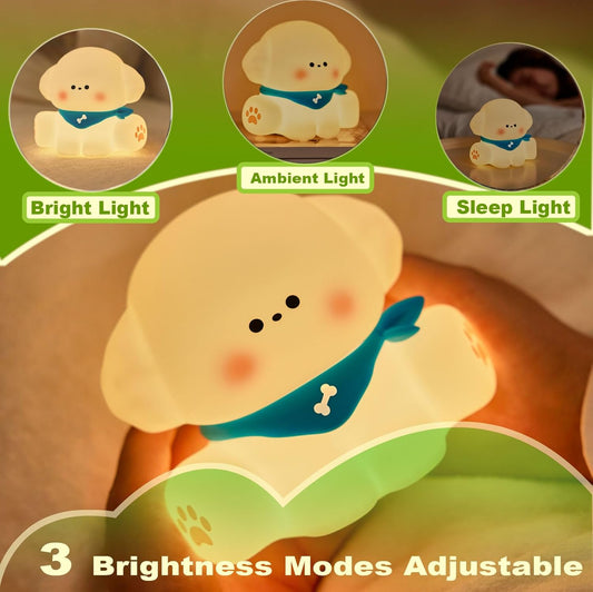 Puppy Night Light for Kids Lamp