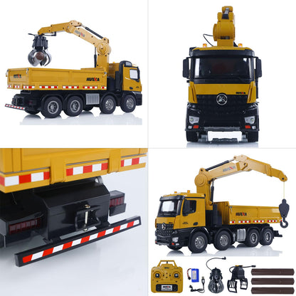 Huina 1538 1:14 Alloy 26-Channel RC Construction Crane Truck
