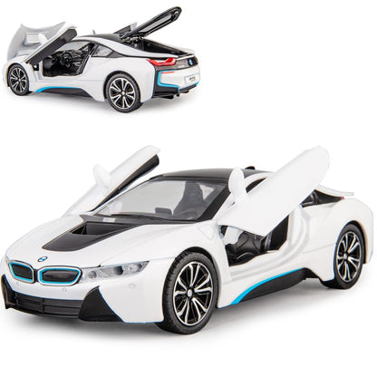 Compatible For Bmw I8 Scale Model Diecast Metalcar - All Size