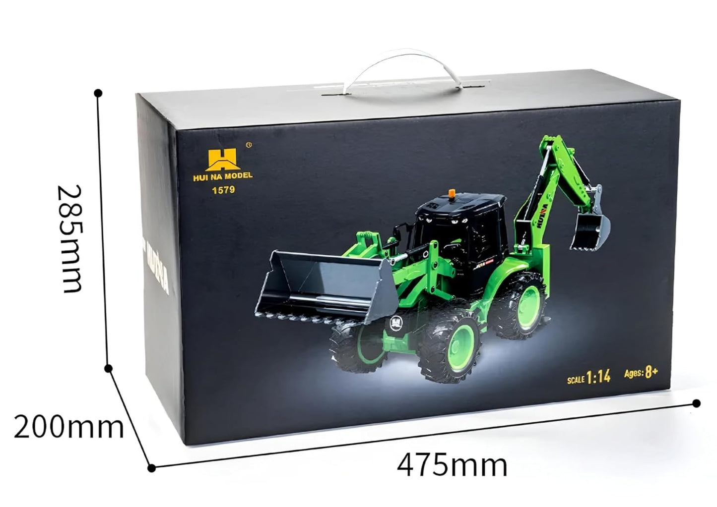 HUINA JCB 1579 1:14 REMOTE CONTROL BACKHOE LOADER