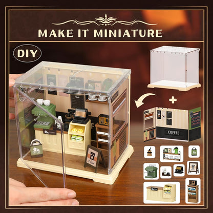 DIY Miniature Coffee Shop Kit