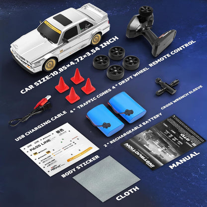 Whoosh Metal RC Car ( BMW E30 RTR ) |1 : 16 | Gyro | 4WD | Drift | 50km/H