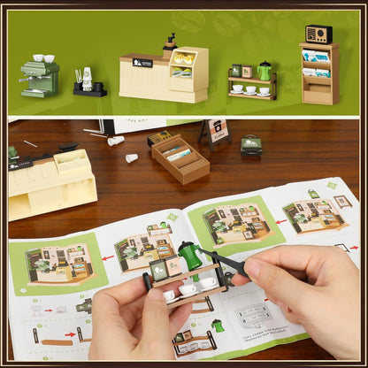 DIY Miniature Coffee Shop Kit