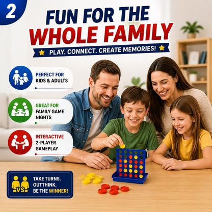 4-in-a-Row Connect Board Game