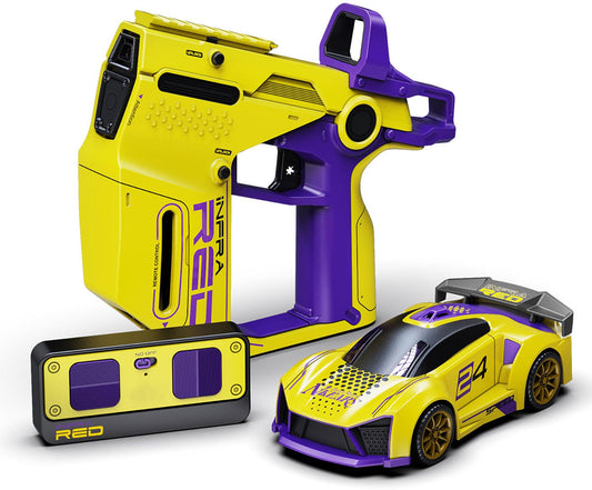 Infrared Gun Shooting Remote Control Car, Which Is a 2-player Battle Toy Set.
