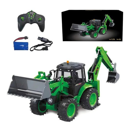HUINA JCB 1579 1:14 REMOTE CONTROL BACKHOE LOADER