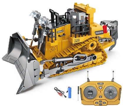 RC Metal Bulldozer Construction Vehicle 1:18 diecast scale model