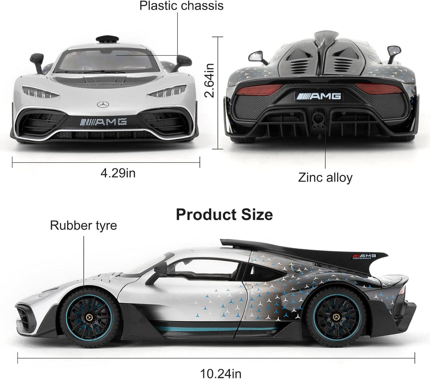 Mercedes Amg-one 1:24 Diecast Scale Model Car