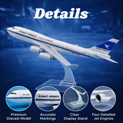 Kuwait Airways Airline B747 16CM 1:400 Diecast Scale Model