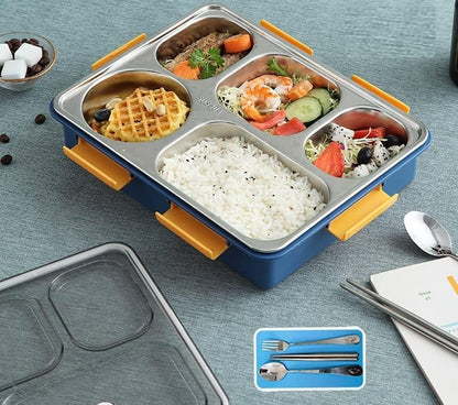 5 Compartment Bento Lunch Box for Adults Kids