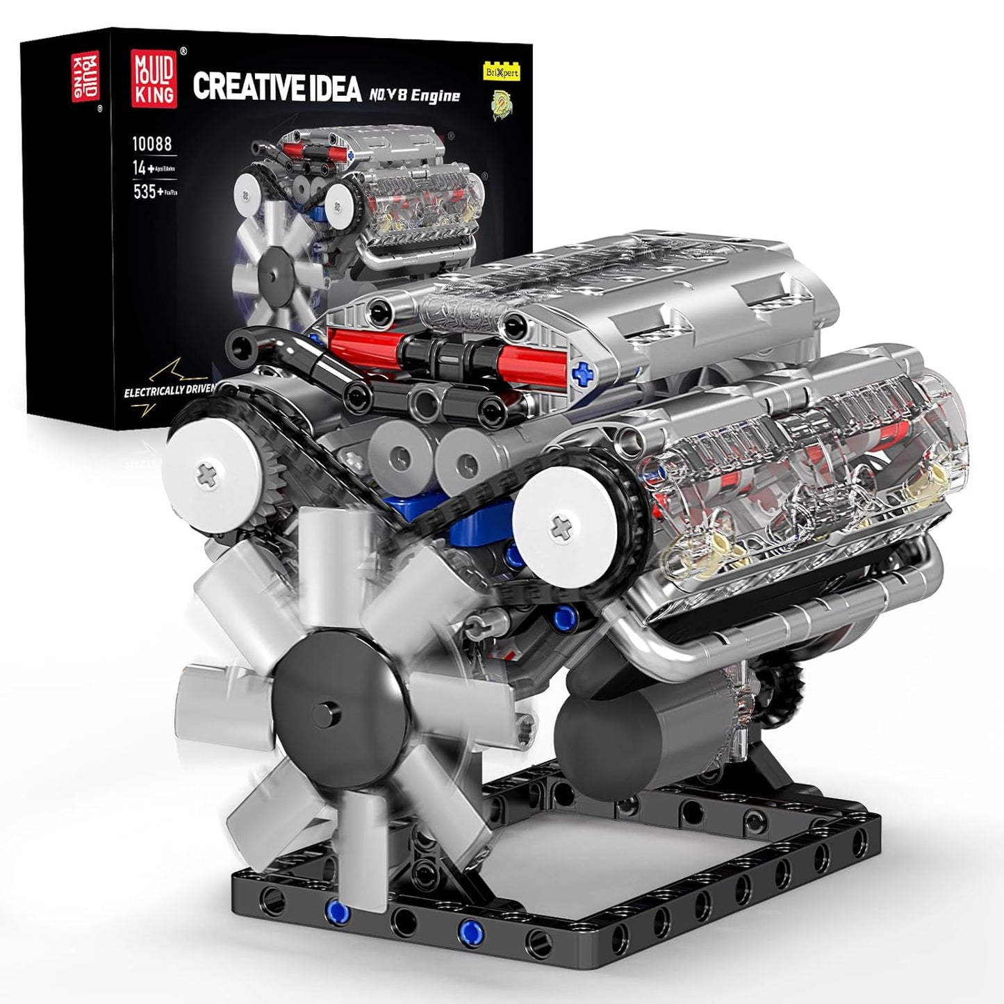 Mould King 10088 Technik V8 Motor Building set