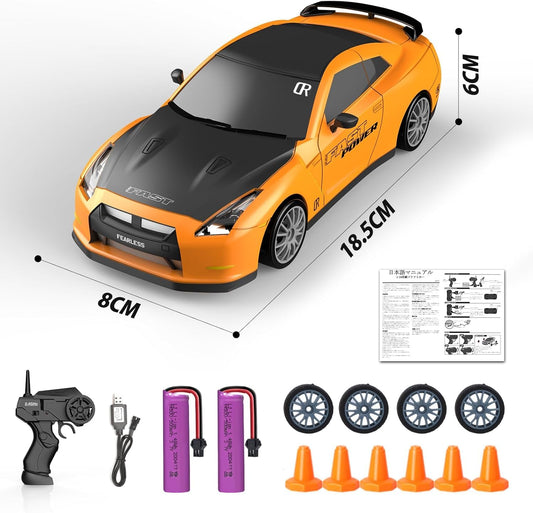 Fearless Orange Edition with Drift Remote & Accessories Car 1:24 Scale