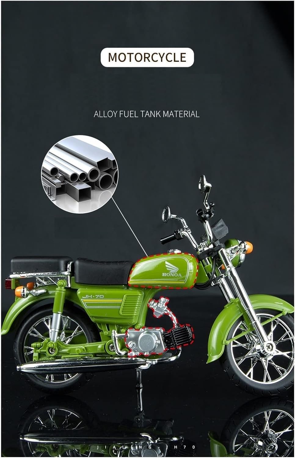 1:12 SIMULATED HONDA JIALING MOTORCYCLE JH70 GIFT MOTORCYCLE
