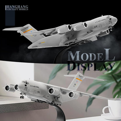 1/200 Scale US Air Force C-17 Global Overlord Strategic Transport Aircraft Alloy Aircraft Attack Plane