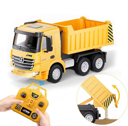 KYARA TOYS 1:24 Scale Diecast Remote Control Dump Truck