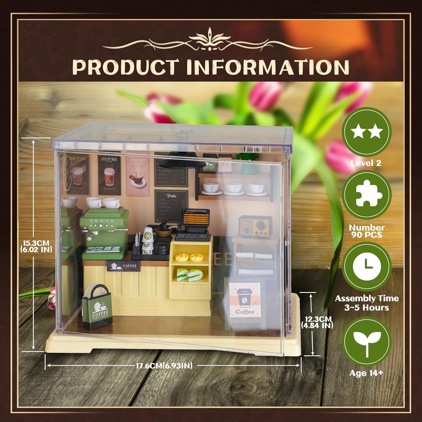 DIY Miniature Coffee Shop Kit