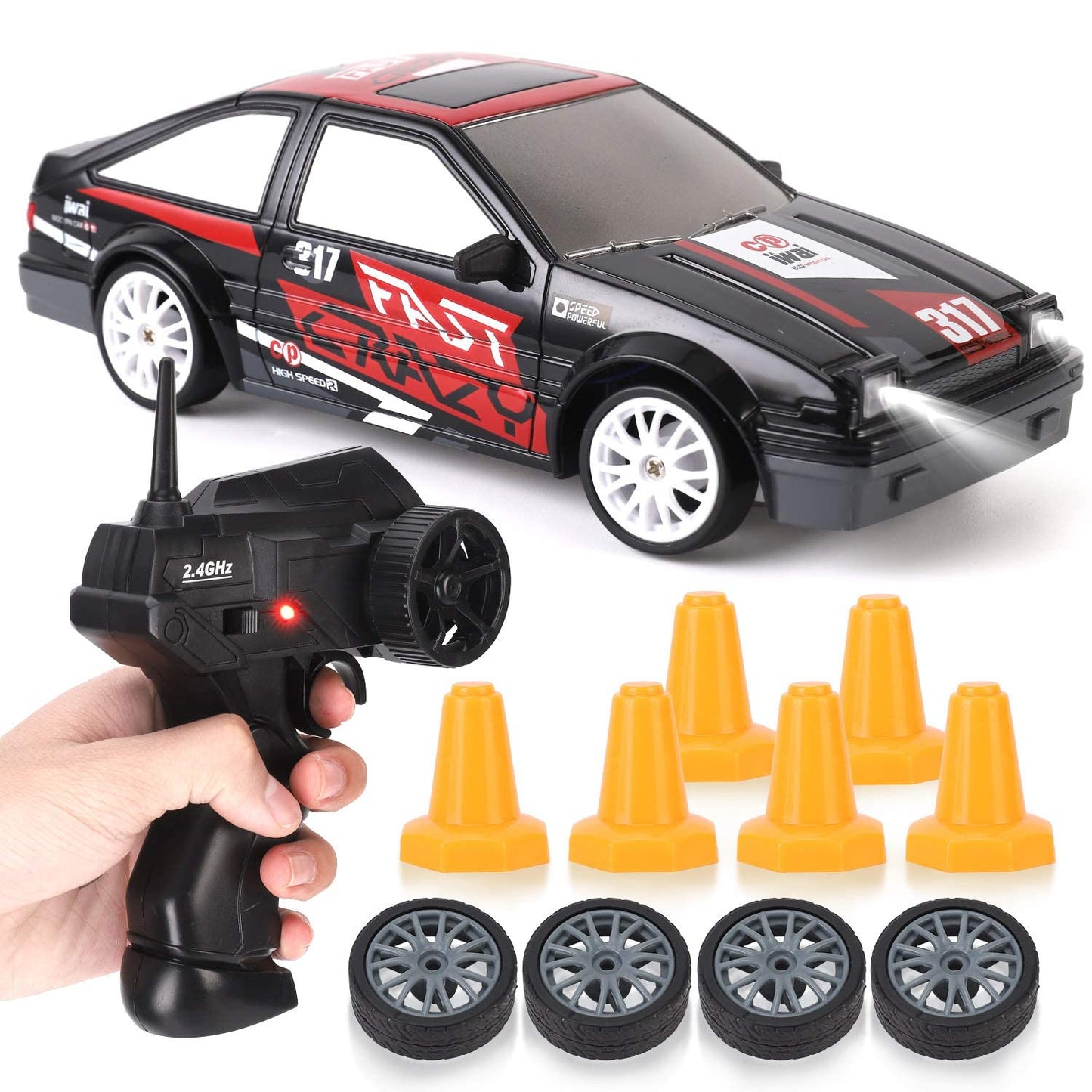 Toyota AE86 1:24 Scale High-Speed Remote Control Vehicle