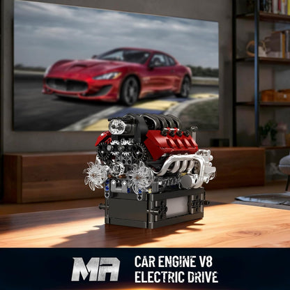 Mould King 10227 V8 Engine with Transmission Building Set