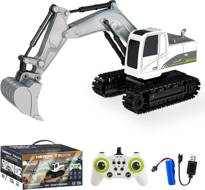 RC Heavy Construction Excavator with Remote & Accessories Car 1:18 Scale