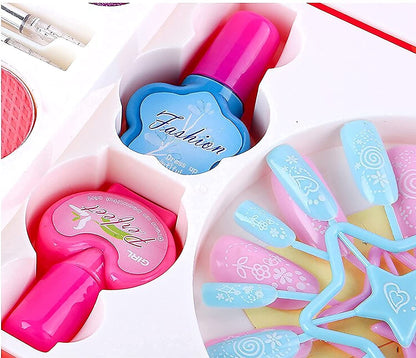 Kids Makeup & Paint Art Set in Pink Suitcase