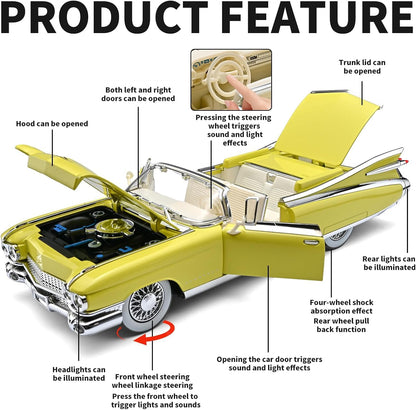 1959 Cadillac Eldorado Biarritz 1:24 Diecast Scale Model Car