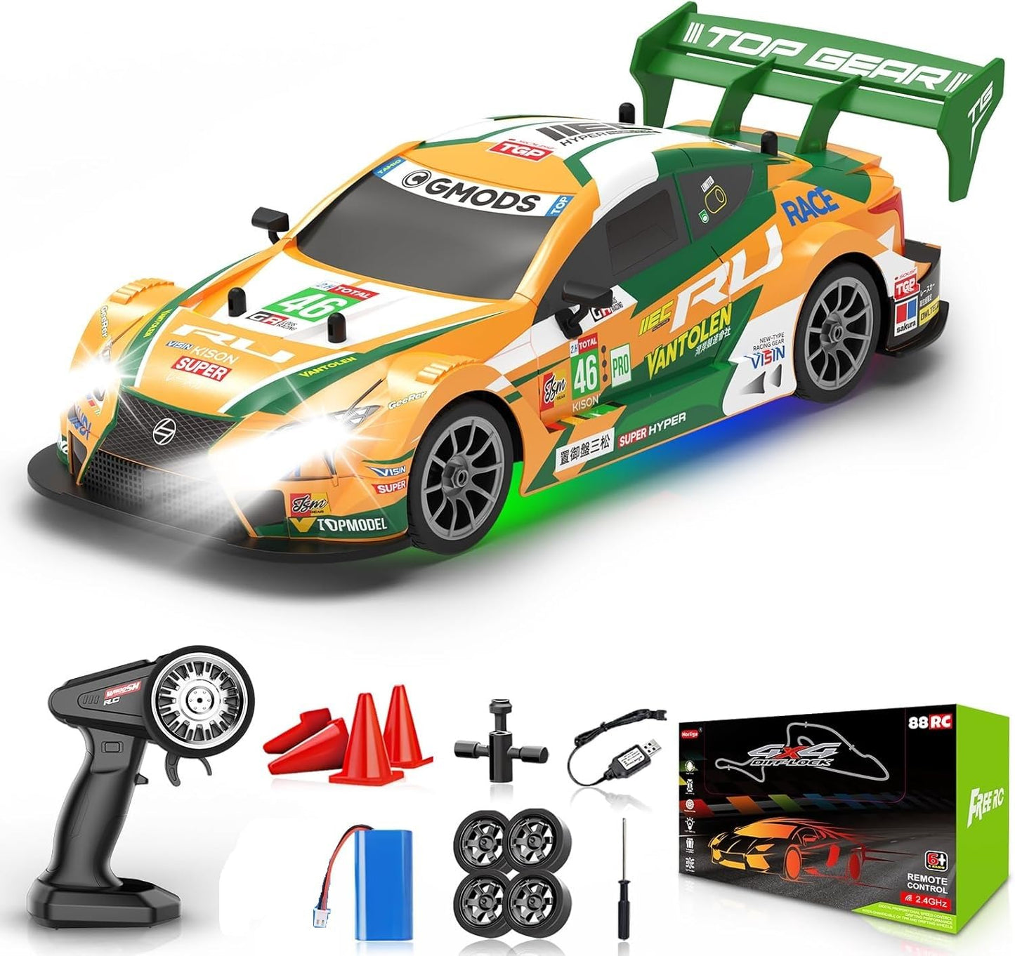 Remote Control Drift Car 1:16 Scale