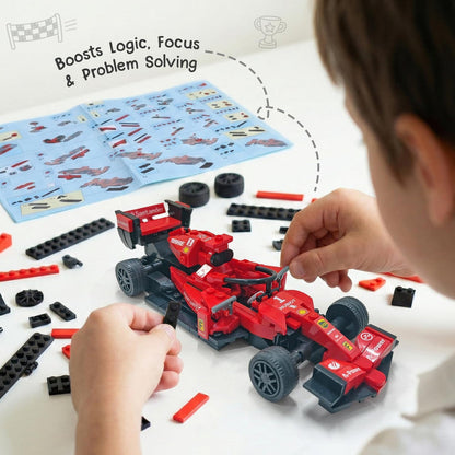 Formula Racer F1 Racing Car Building Block Set